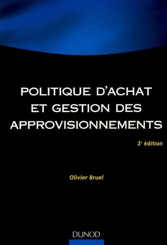 Politique d'achat et gestion des approvisionnements Books