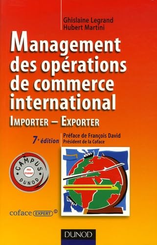 Management des opérations de commerce international: Importer-Exporter book