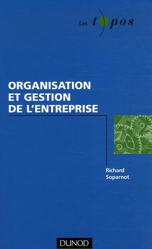 Organisation et gestion de l'entreprise book