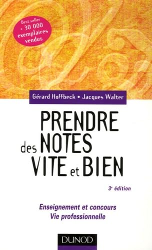 Prendre des notes vite et bien: Enseignement et concours, Vie professionnelle book
