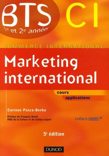 Marketing international BTS CI 1e et 2e années book