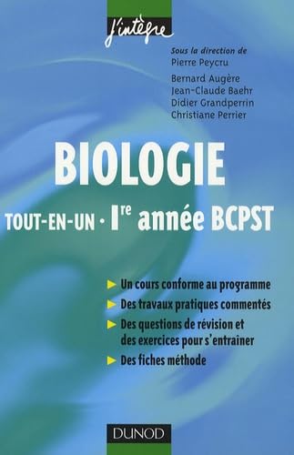 Biologie BCPST 1e année: Tout-en-un Books