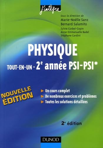 Physique tout-en-un 2e année PSI-PSI*: Cours et exercices corrigés book