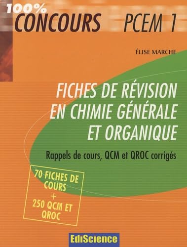 Chimie - PCEM1 PH1 - Rappel de cours, QCM et QROC corrigés book