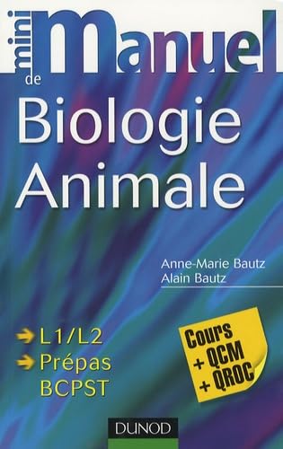 Mini manuel de biologie animale: Cours + QCM book