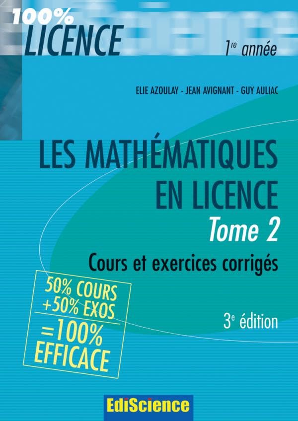 Les mathématiques en Licence - Tome 2 - 3ème édition book