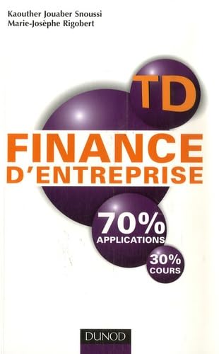 TD Finance d'entreprise book