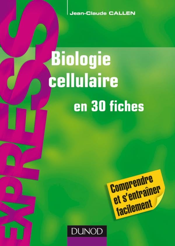 Biologie cellulaire en 30 fiches book