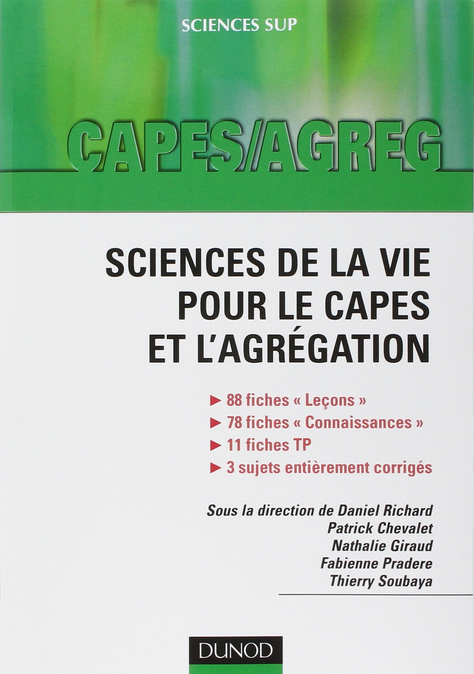 Product Image: Sciences de la vie pour le capes et l'agrégation