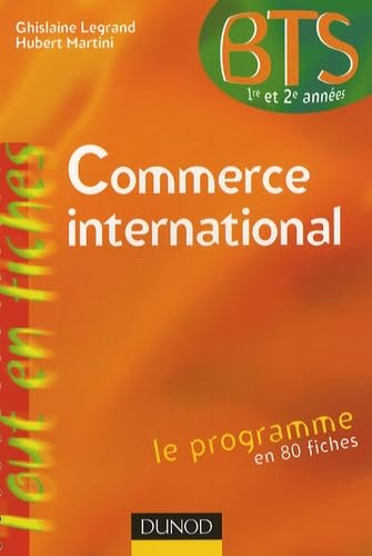Commerce international BTS 1re et 2e années book