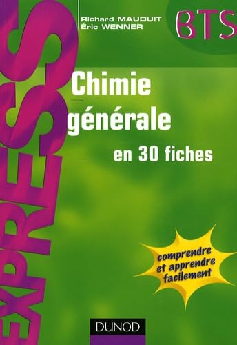 Chimie générale en 30 fiches book