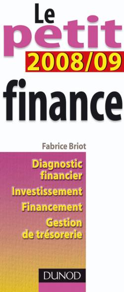 Le petit finance 2008-2009 : diagnostic financier, investissement, financement, gestion de trésorerie book