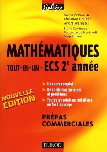 Cours "tout-en-un" de prépas commerciales - Cours et exercices corrigés book