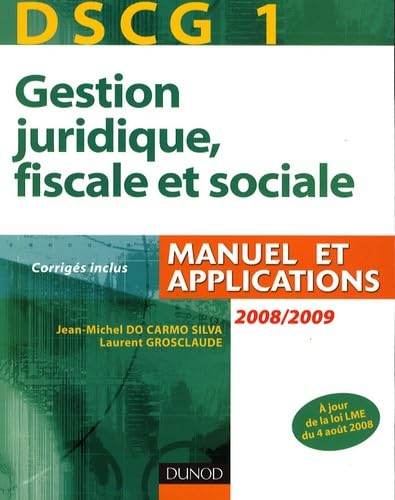 DSCG 1 Gestion juridique, fiscale et sociale book