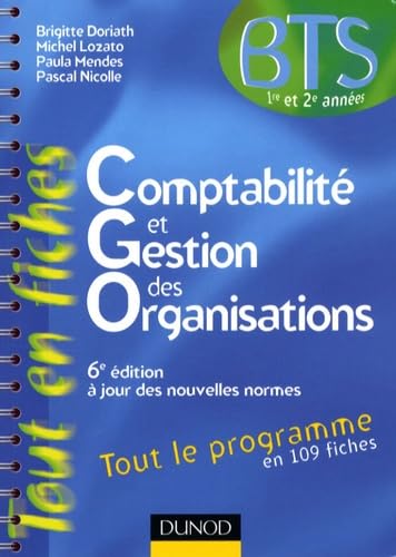 Comptabilité et Gestion des organisations BTS 1e et 2e années Books