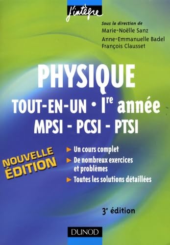 Physique tout-en-un MPSI-PCSI-PTSI 1e année: Cours et exercices corrigés book