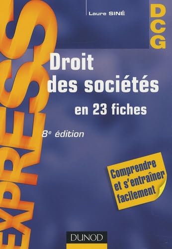 Droit des sociétés en 23 fiches book