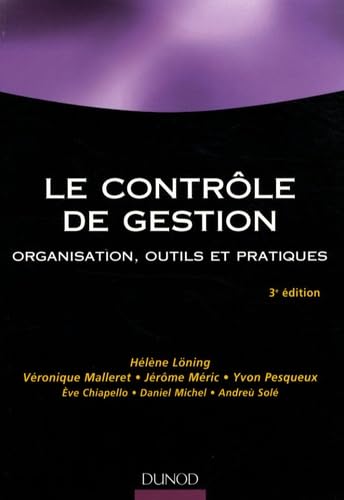 Le contrôle de gestion: Organisation et mise en oeuvre book