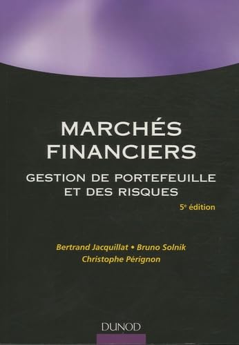 Marchés financiers: Gestion de portefeuille et des risques book