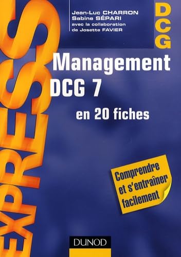 Management DCG 7 en 20 fiches book