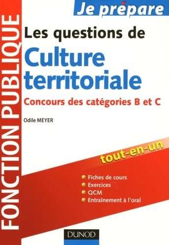 Les questions de Culture territoriale: Concours des catégories B et C book