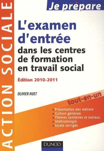 Je prépare l'examen d'entrée dans les centres de formation en travail social book
