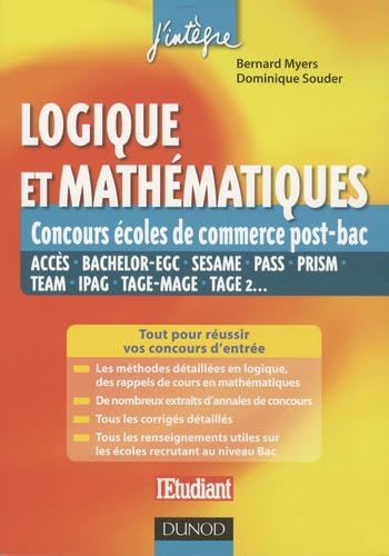 Logique et mathématiques: Concours des écoles de commerce book