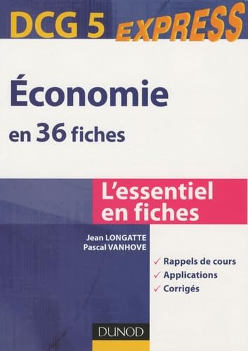 DCG 5 : Economie en 36 fiches book