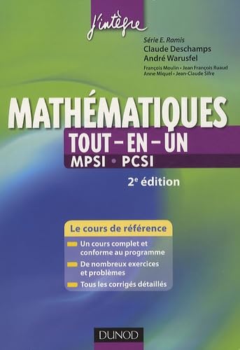 Tout-en-Un Mathématiques MPSI-PCSI Books