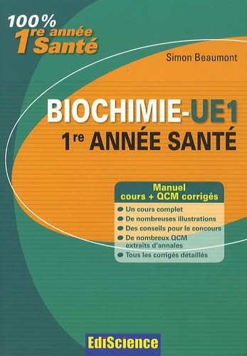 Biochimie-UE1: 1re année santé book