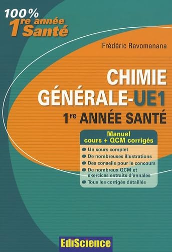 Chimie générale UE1 1re année santé book