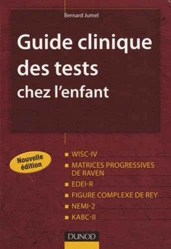 Guide clinique des tests chez l'enfant Books