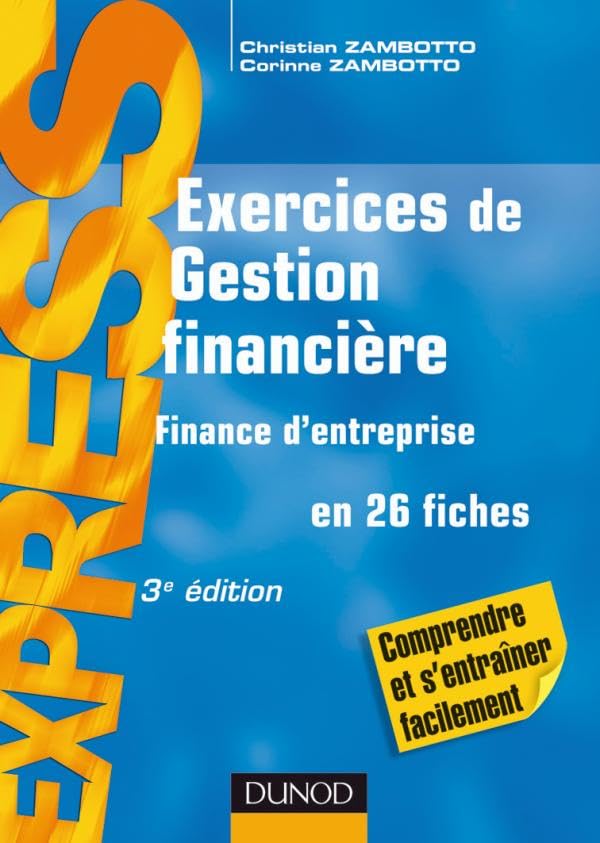 Exercices de gestion financière: Finance d'entreprise Books