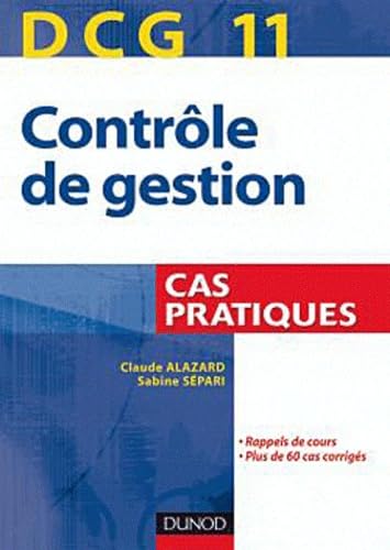 DCG 11, Contrôle de gestion: Tout l'entraînement Books