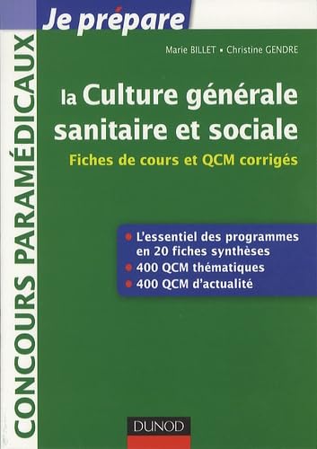 La culture générale sanitaire et sociale Books