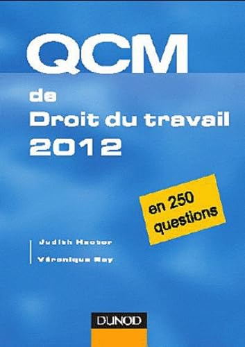 QCM de Droit du travail en 290 questions book