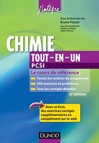 Chimie tout-en-un PCSI book