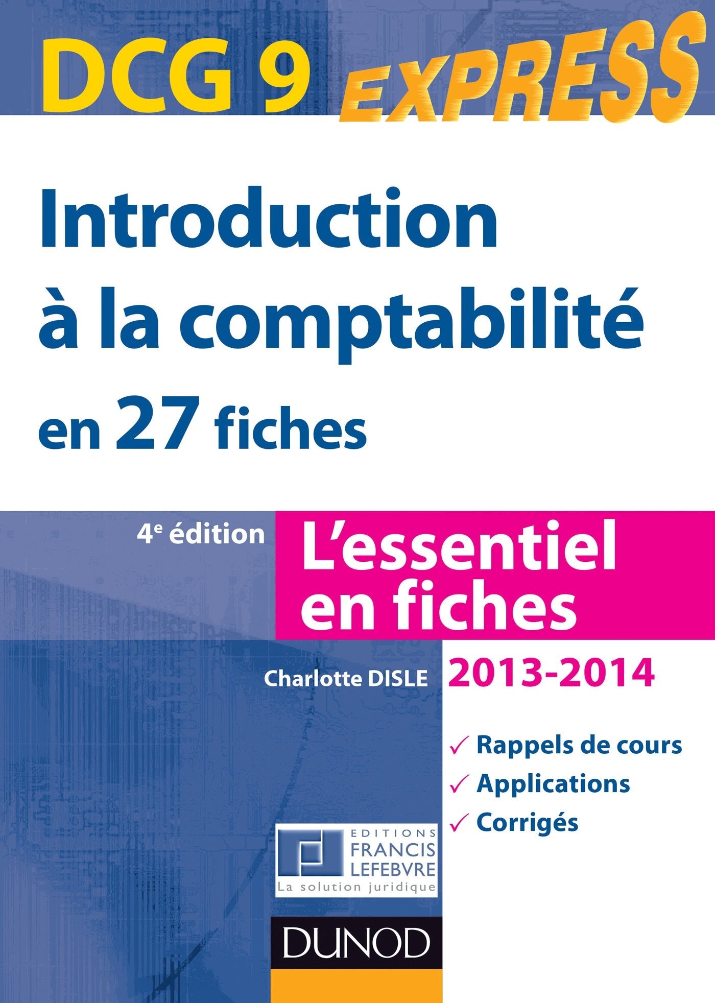 Introduction à la comptabilité DCG 9 en 27 fiches Books