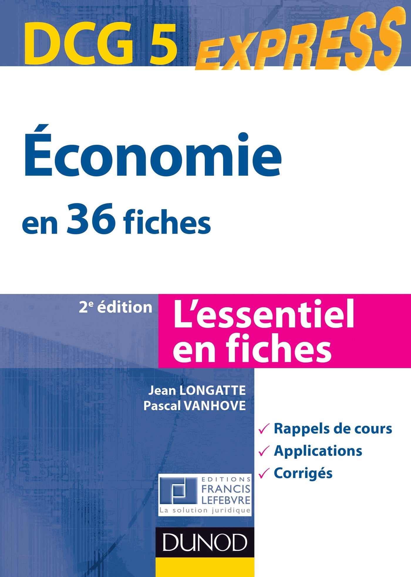 Economie DCG 5: En 36 fiches book