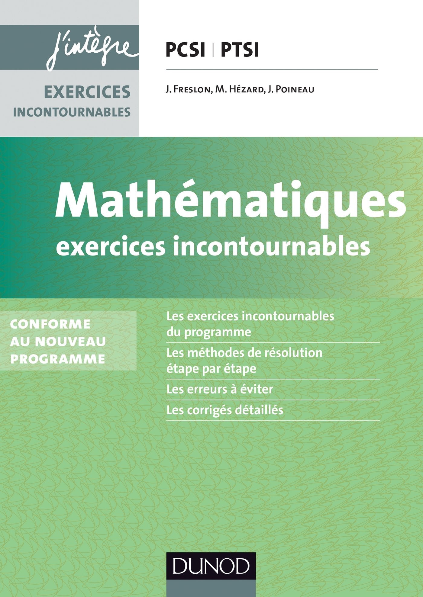 Mathématiques: Exercices incontournables PCSI-PTSI book