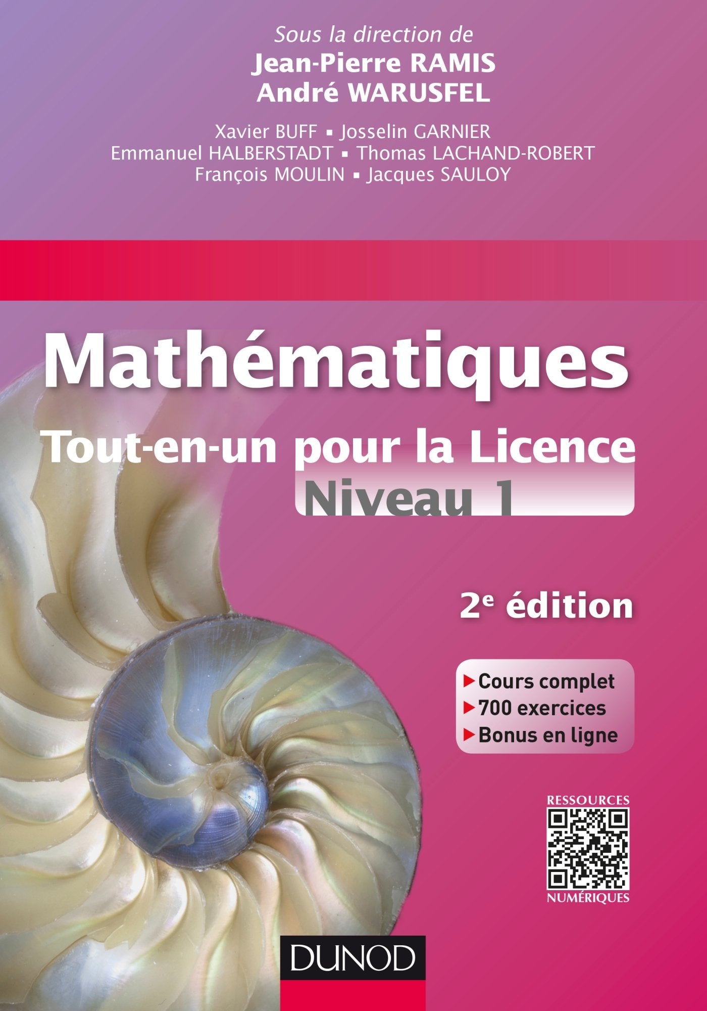 Mathématiques Tout-en-un pour la Licence - Niveau L1 - 2e édition: Cours complet, exemples et exercices corrigés Books