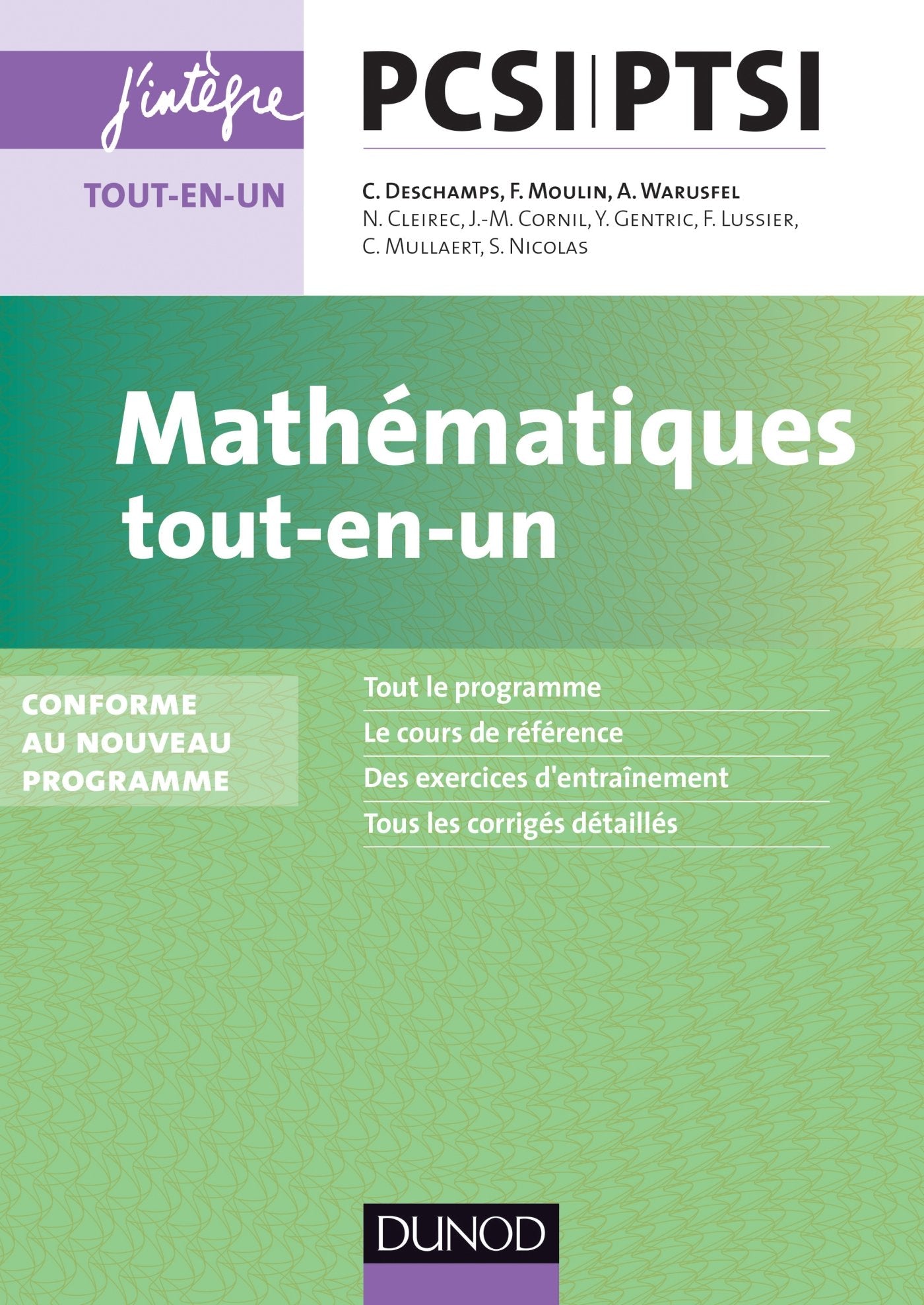 Mathématiques tout-en-un PCSI-PTSI Books