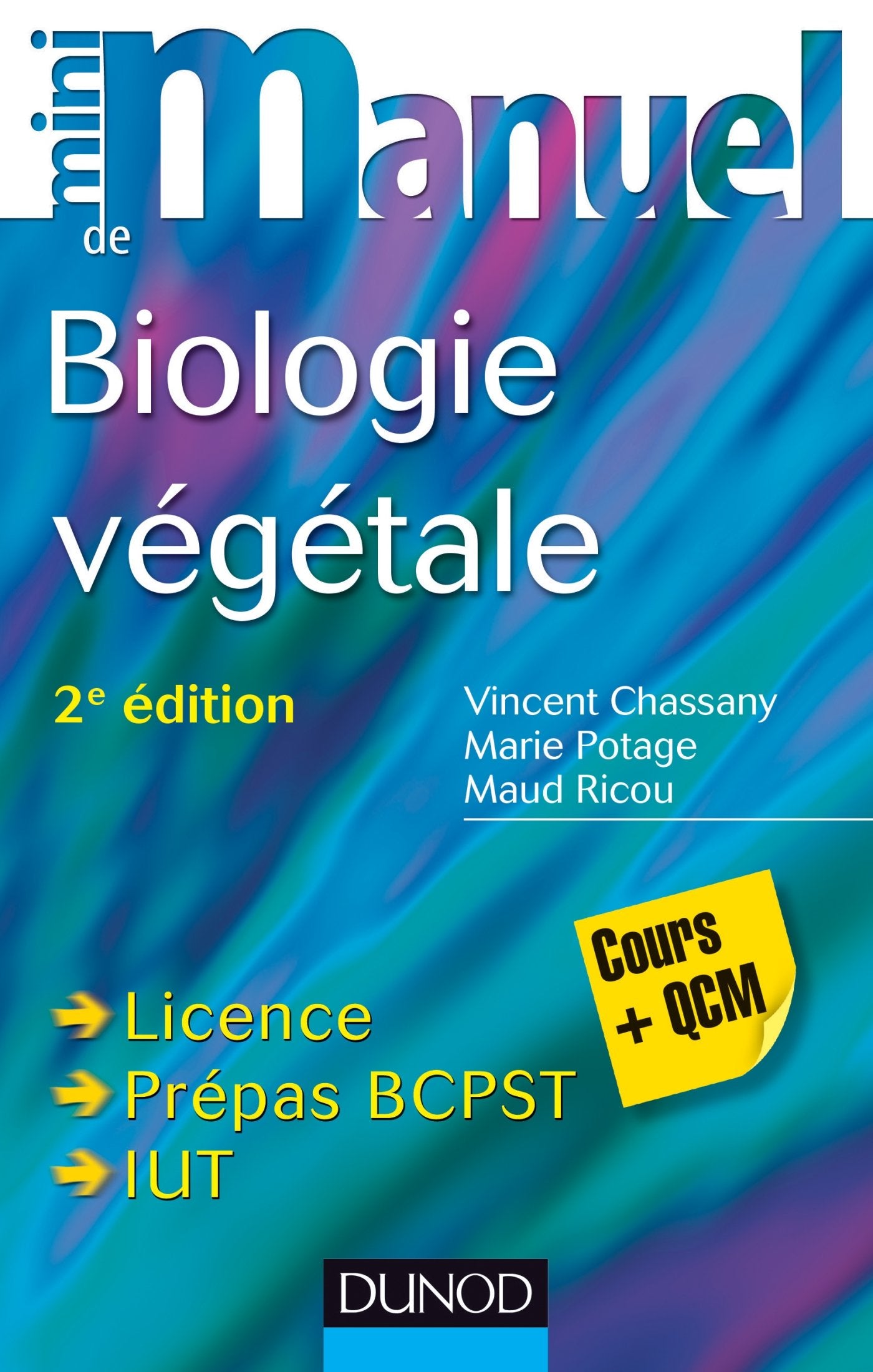Mini Manuel de Biologie végétale - 2e éd. - Cours + QCM: Cours + QCM book