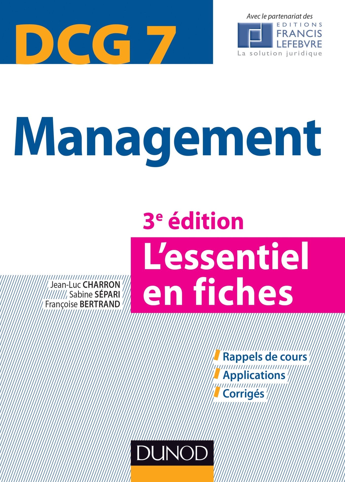 DCG 7 Management: L'essentiel en fiches book