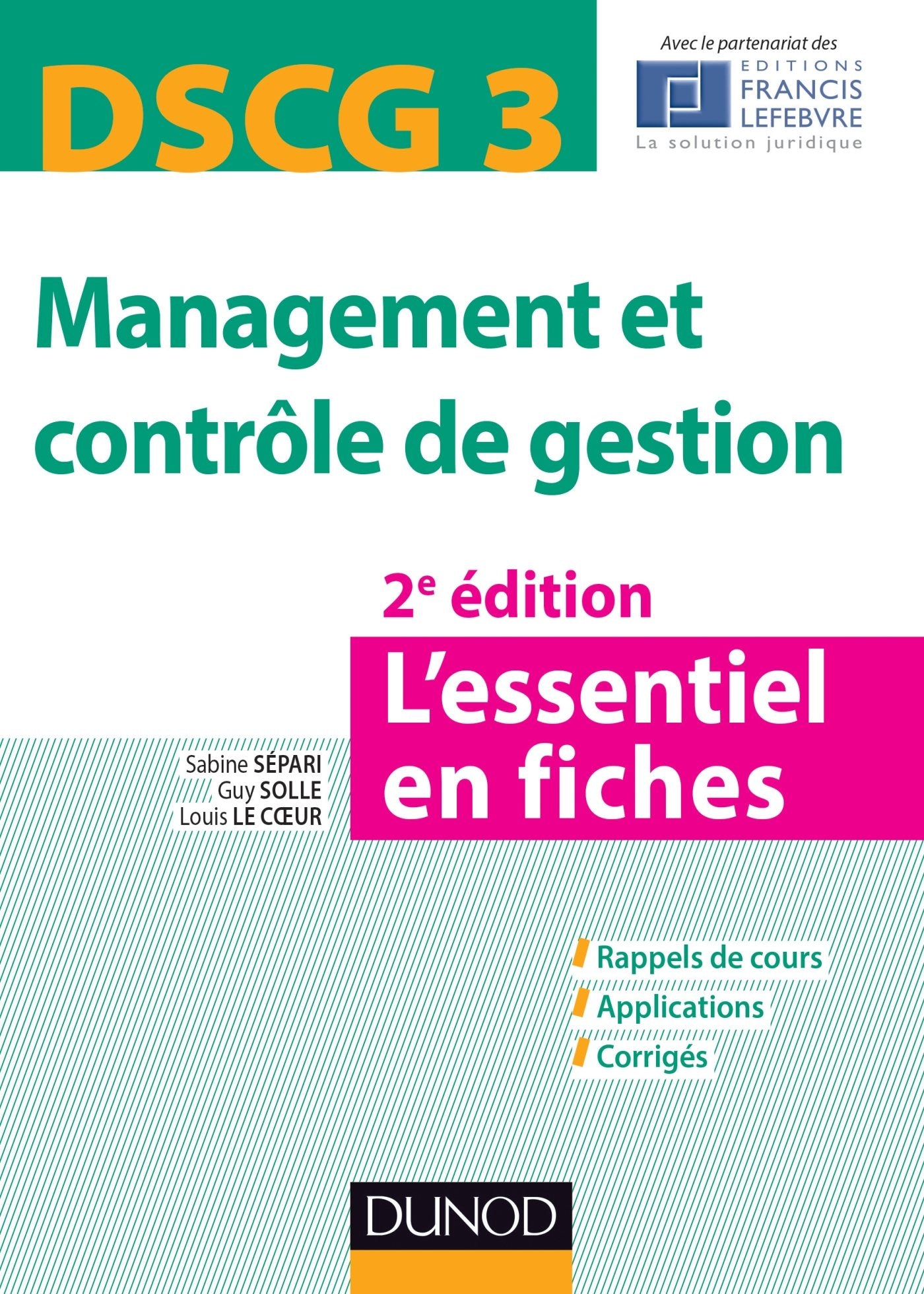 DSCG 3 Management et contrôle de gestion: L'essentiel en fiches Books