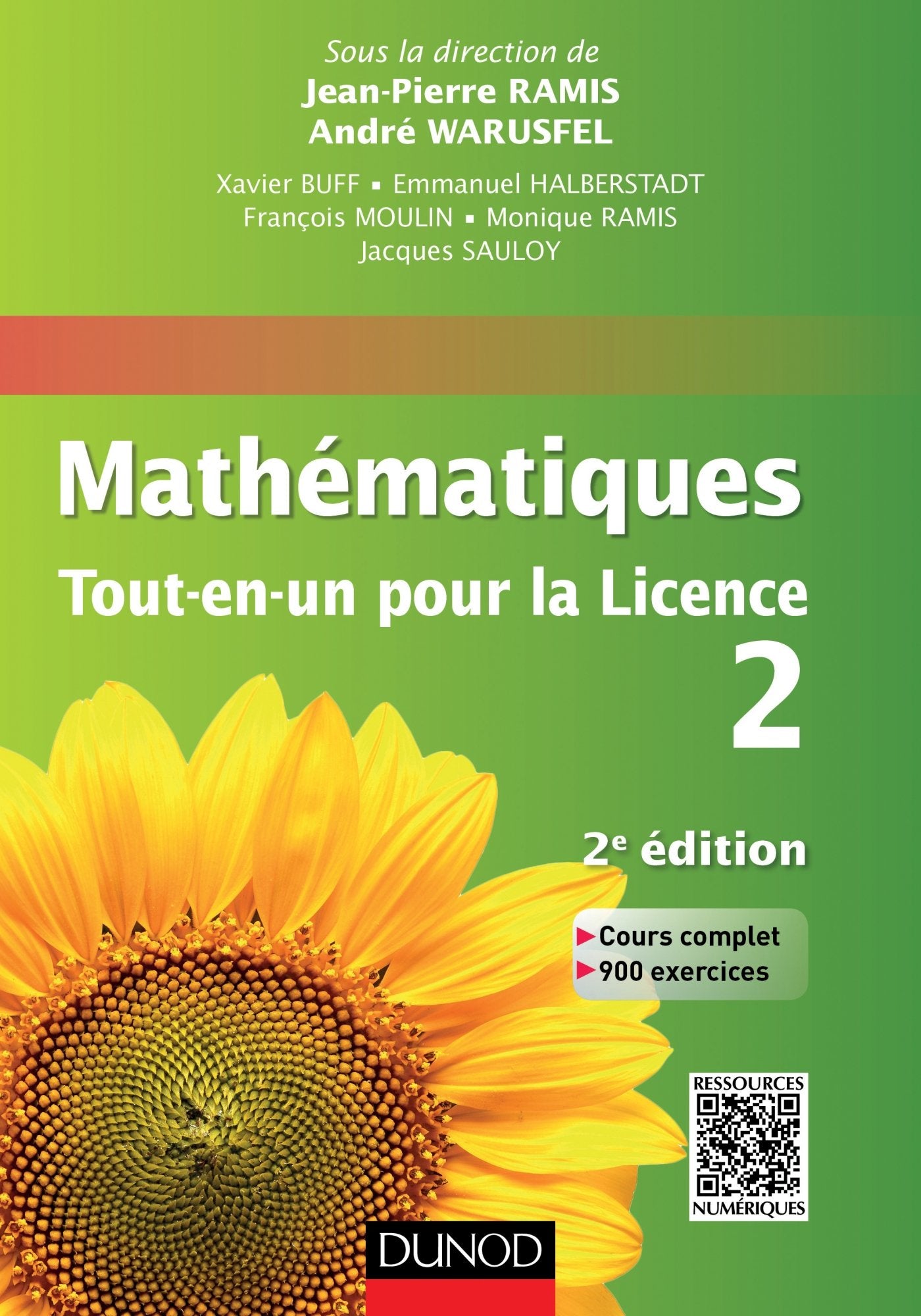 Mathématiques Tout-en-un pour la Licence 2: Cours complet, exemples et exercices corrigés book