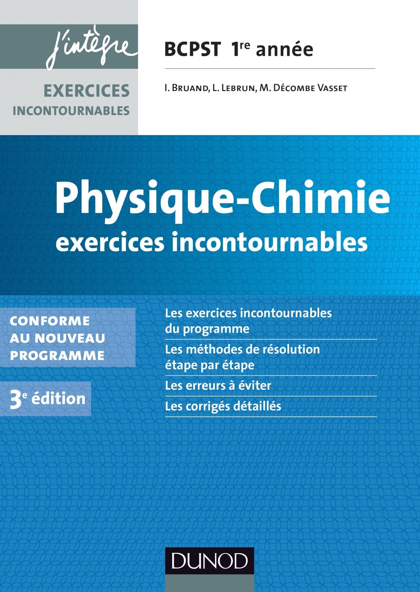 Physique-Chimie Exercices incontournables BCPST 1e année Books