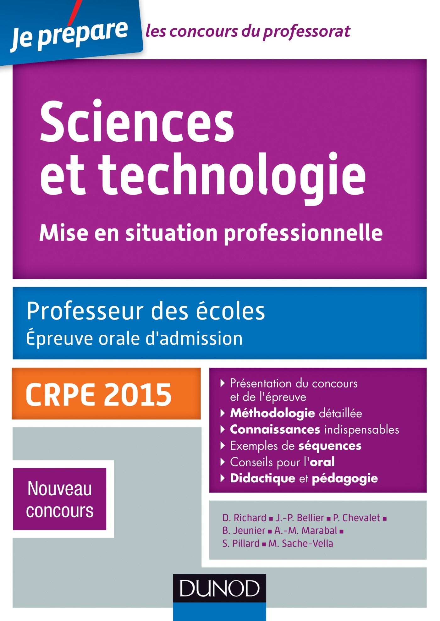 Sciences et technologie, mise en situation professionnelle: Professeur des écoles, Epreuve orale d'admission book