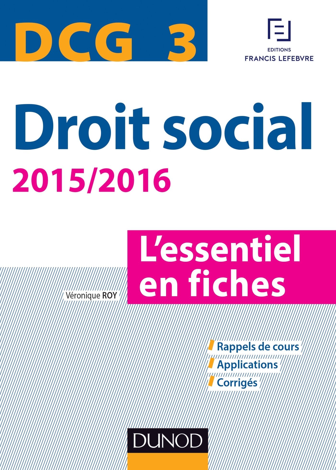 DCG 3 Droit social: L'essentiel en fiches Books