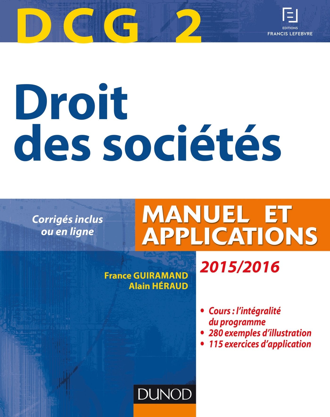 Droit des sociétés DCG 2: Manuel et applications Books